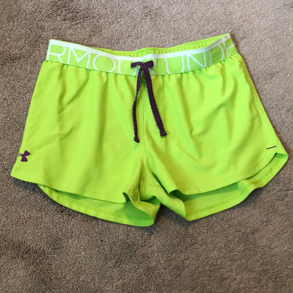 Under Armour green shorts